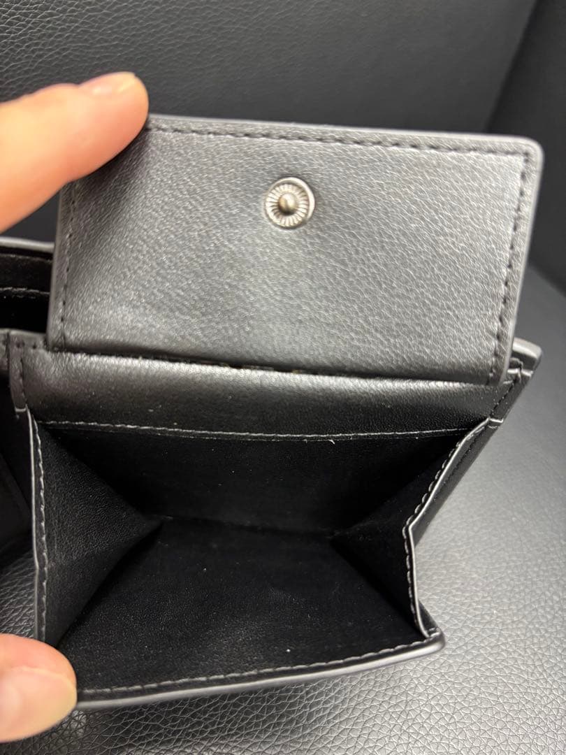 【美品】COACH 二つ折り財布 F75006 ブラック
