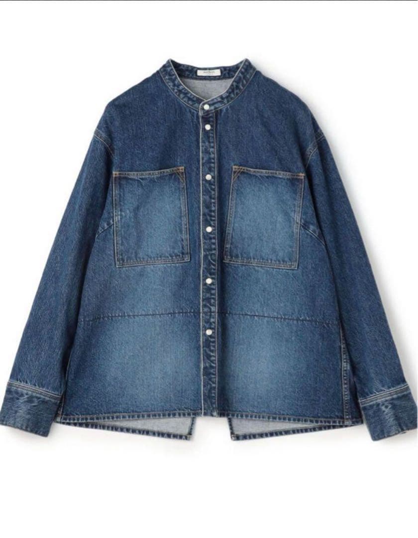 2025今シーズン商品　MACPHEEコットンデニム シャツブルゾン