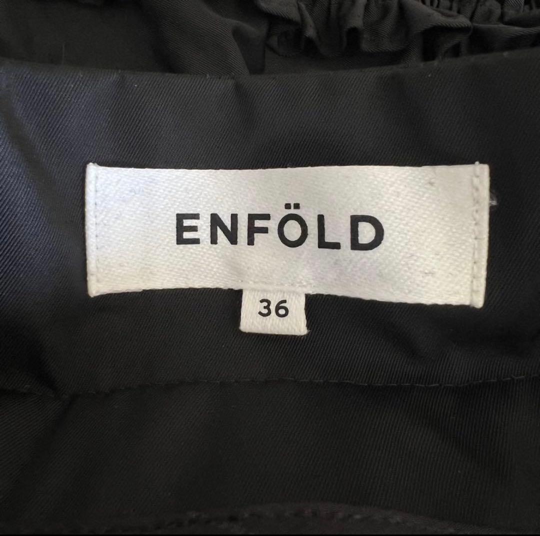 ENFOLD エンフォルド メモリーツイル キャミDRESS ワンピース