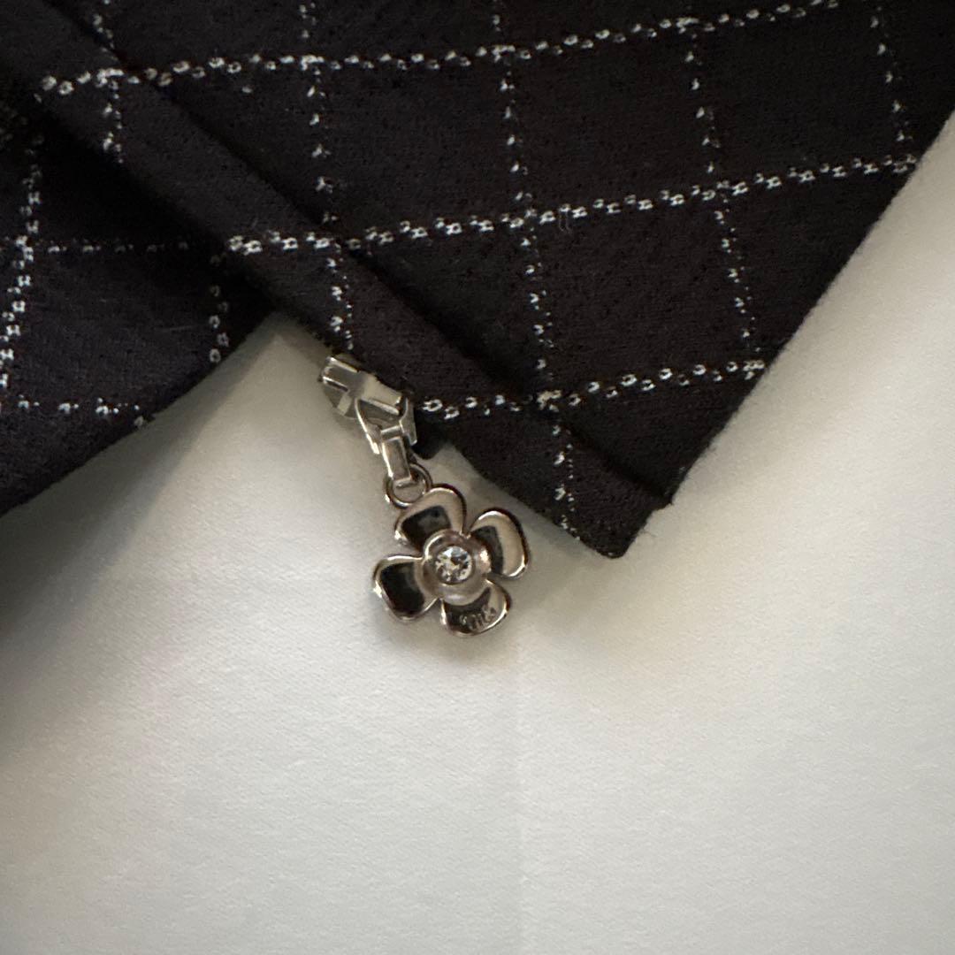 エムズグレイシー　カタログ掲載ウィンドウペンチェック　コートドレスワンピース38