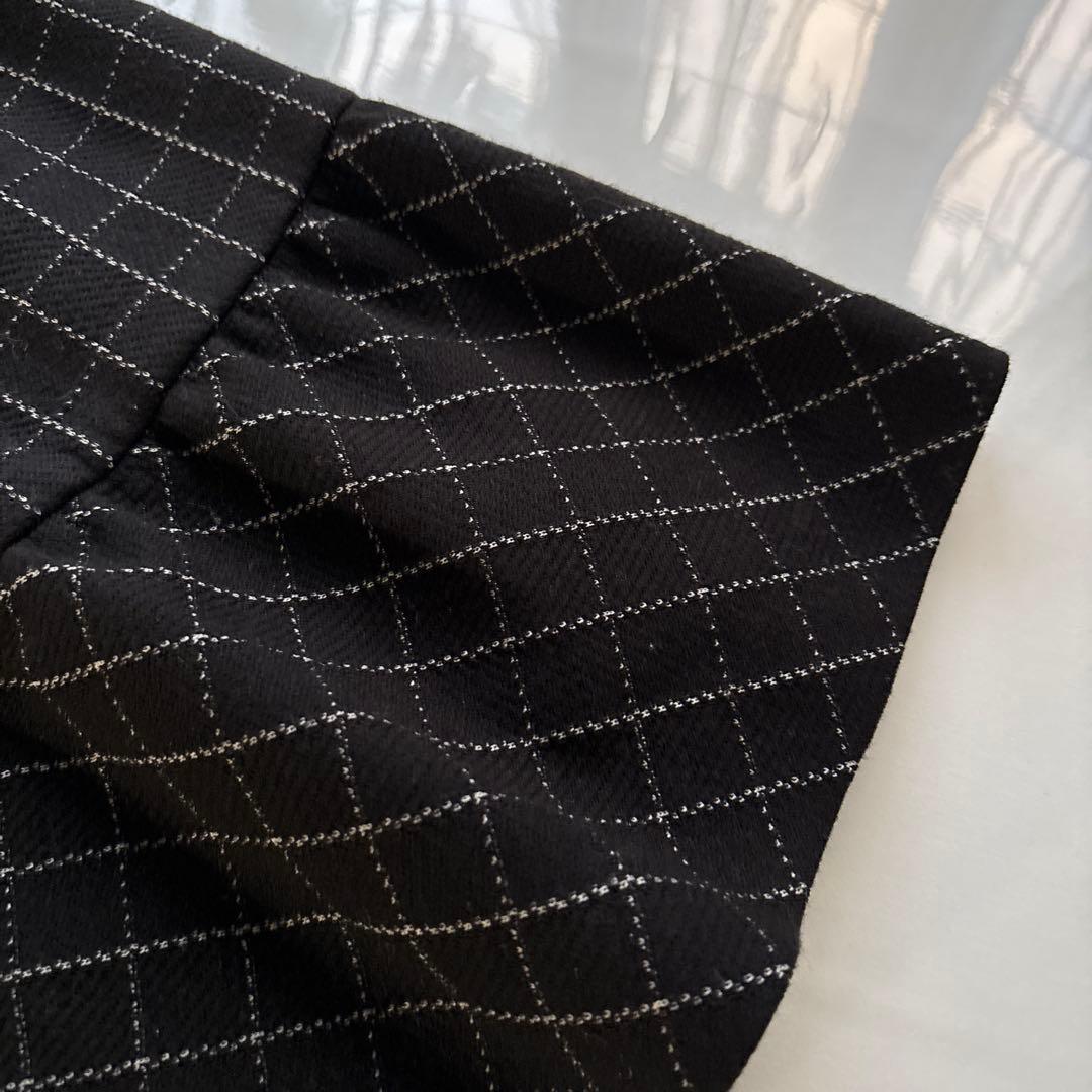 エムズグレイシー　カタログ掲載ウィンドウペンチェック　コートドレスワンピース38