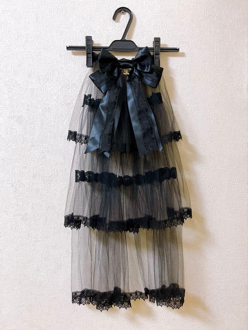 ALICE and the PIRATES ローズリボントレーン 黒xゴールド