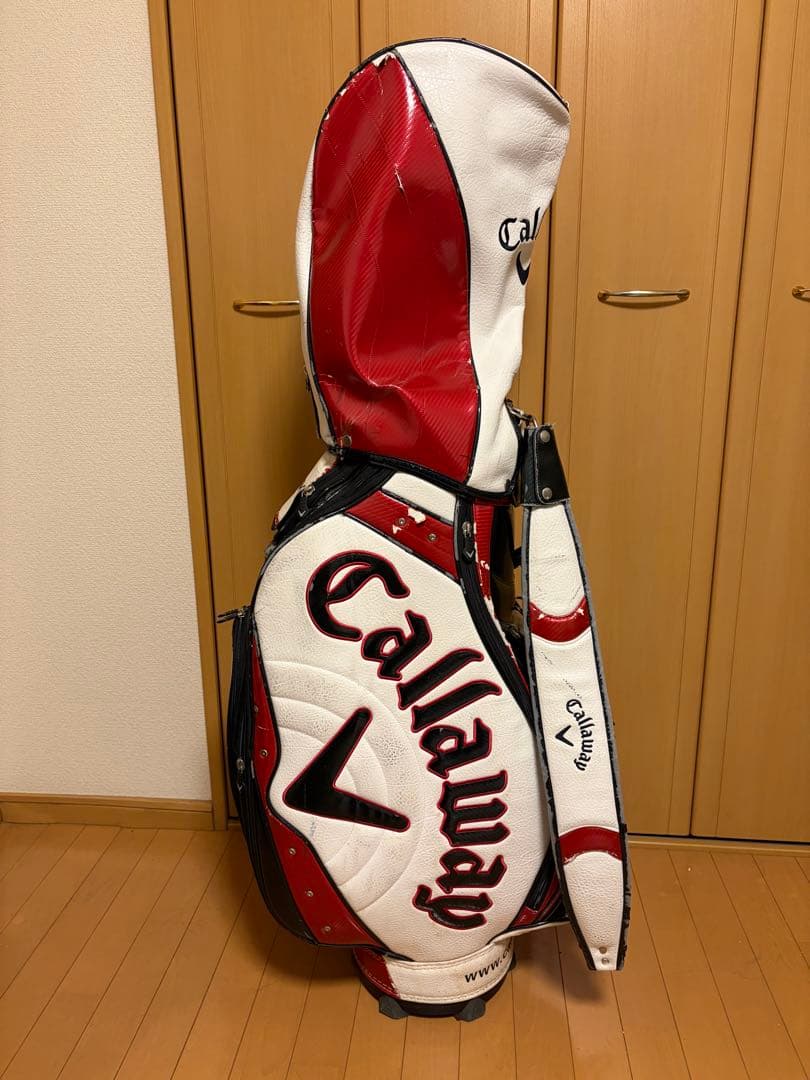Callaway キャディバッグ 赤白