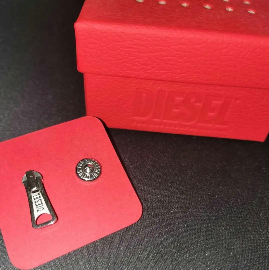 【最終値下げ】DIESEL ディーゼル ピアス 2個セット シルバー