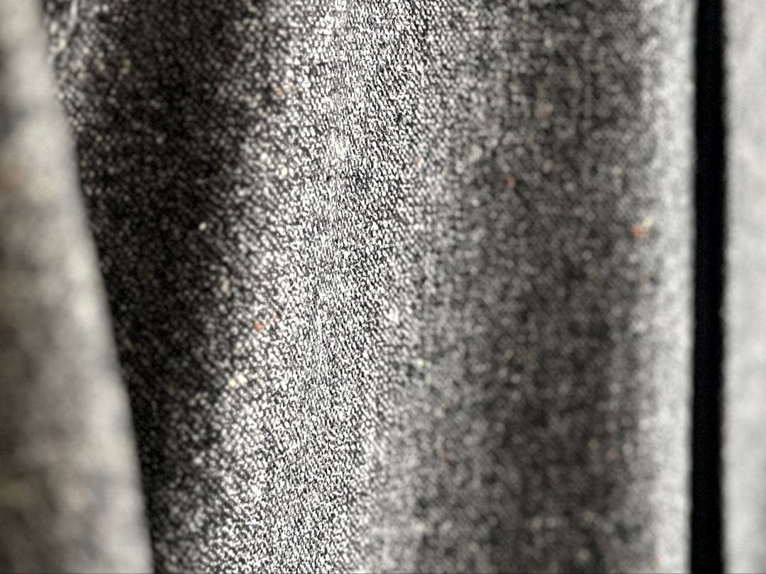 【定価¥69960】ツイード ハーフ ステンカラーコート L グレー