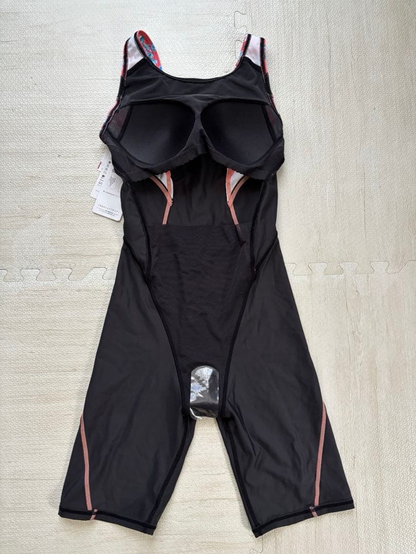 Wacoal スポーツ用水着 11L 黒/ピンク/花柄