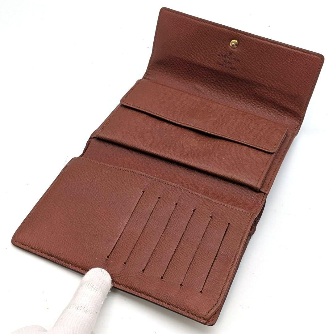 ルイヴィトン モノグラム エテュイ パピエ 三つ折り財布 C12