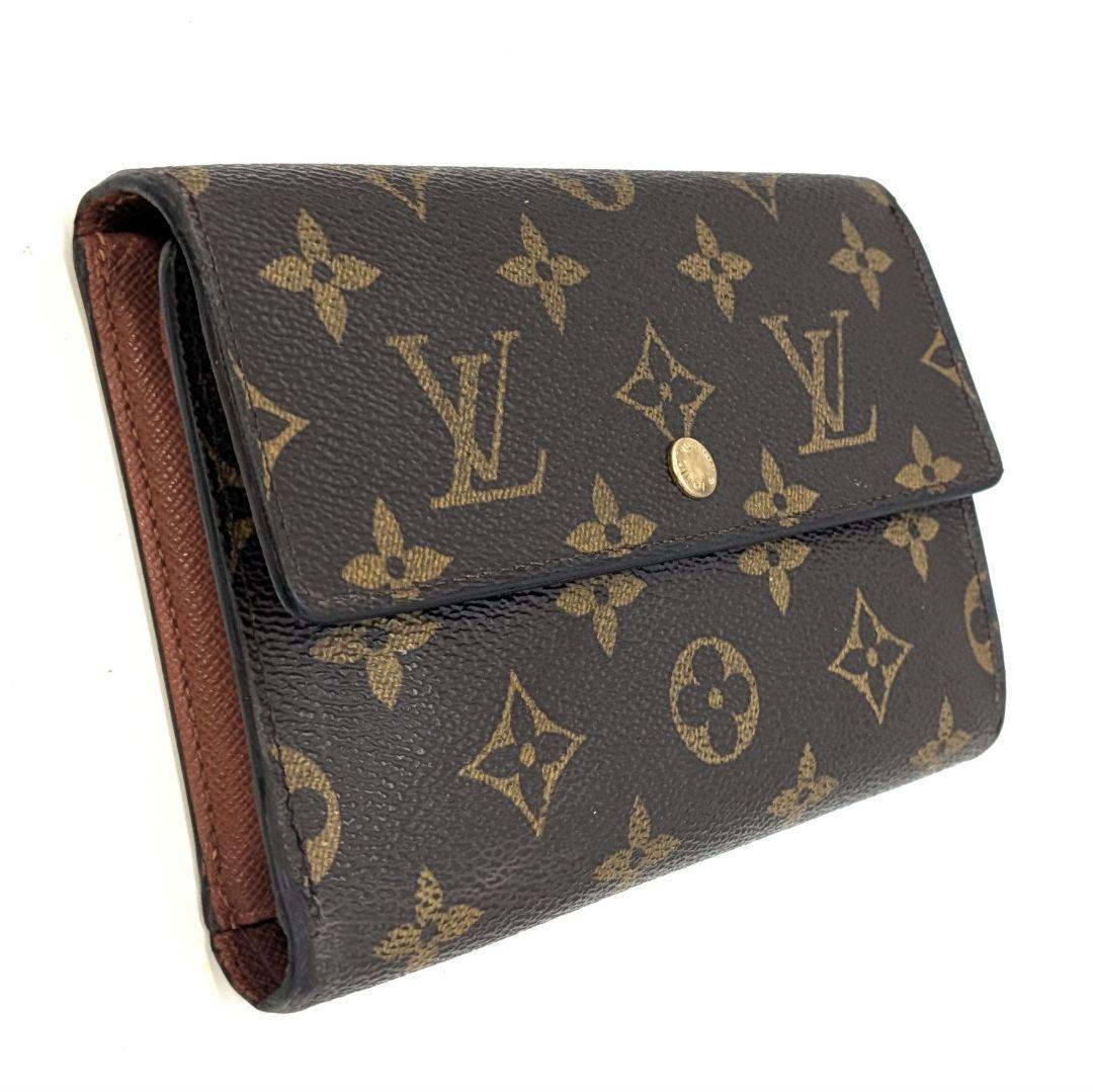 ルイヴィトン モノグラム エテュイ パピエ 三つ折り財布 C12