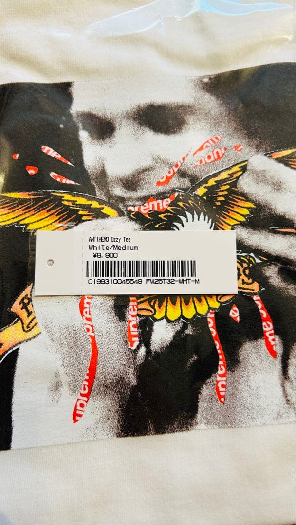 Supreme×ANTI HERO Ozzy Tee