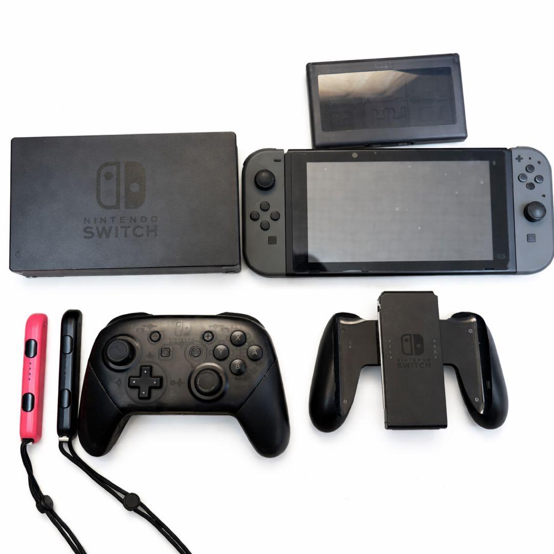値下げ中 最安値NintendoSwitch 本体 + 付属品+プロコン