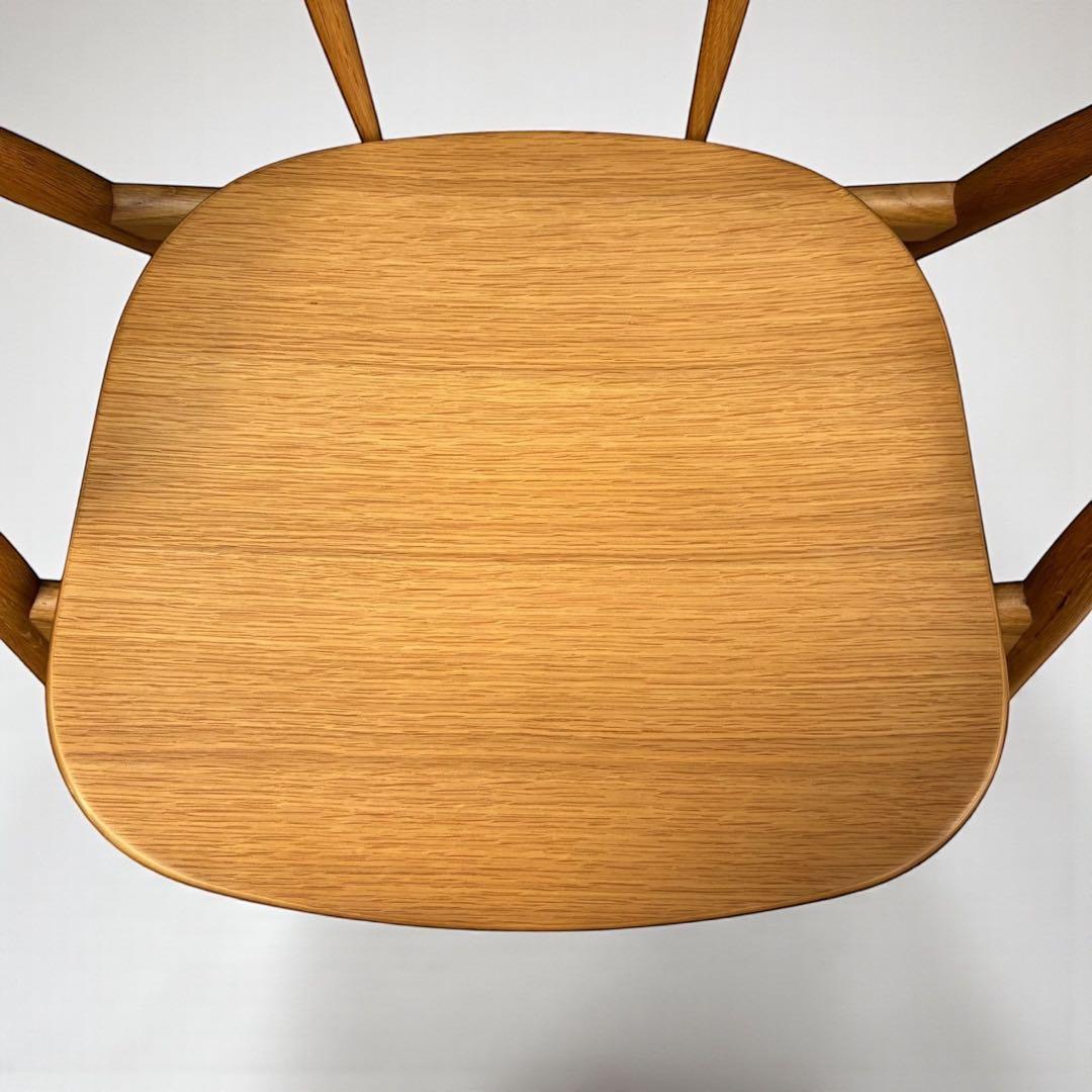 【美品】LIVING HOUSE トランク2 チェア オーク無垢材 小林幹也