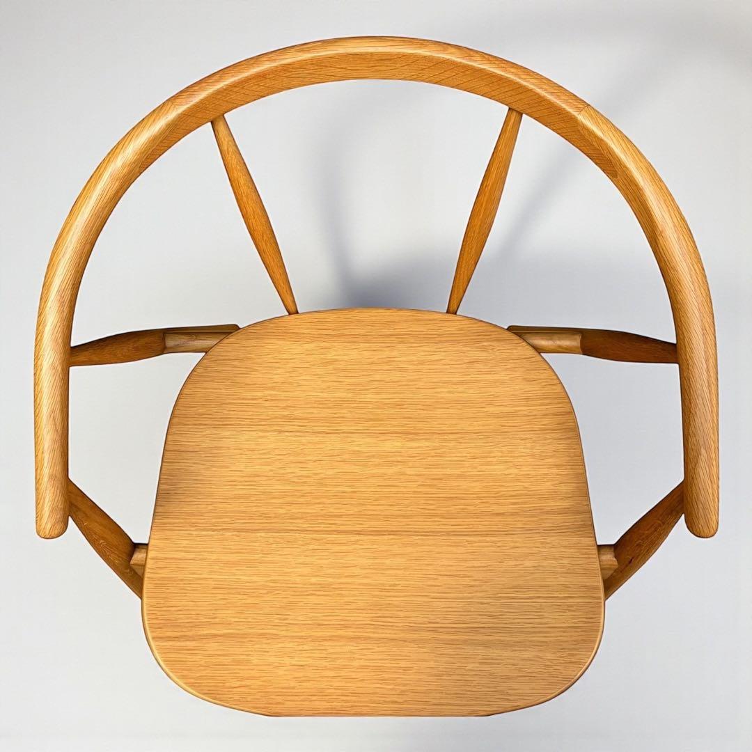 【美品】LIVING HOUSE トランク2 チェア オーク無垢材 小林幹也