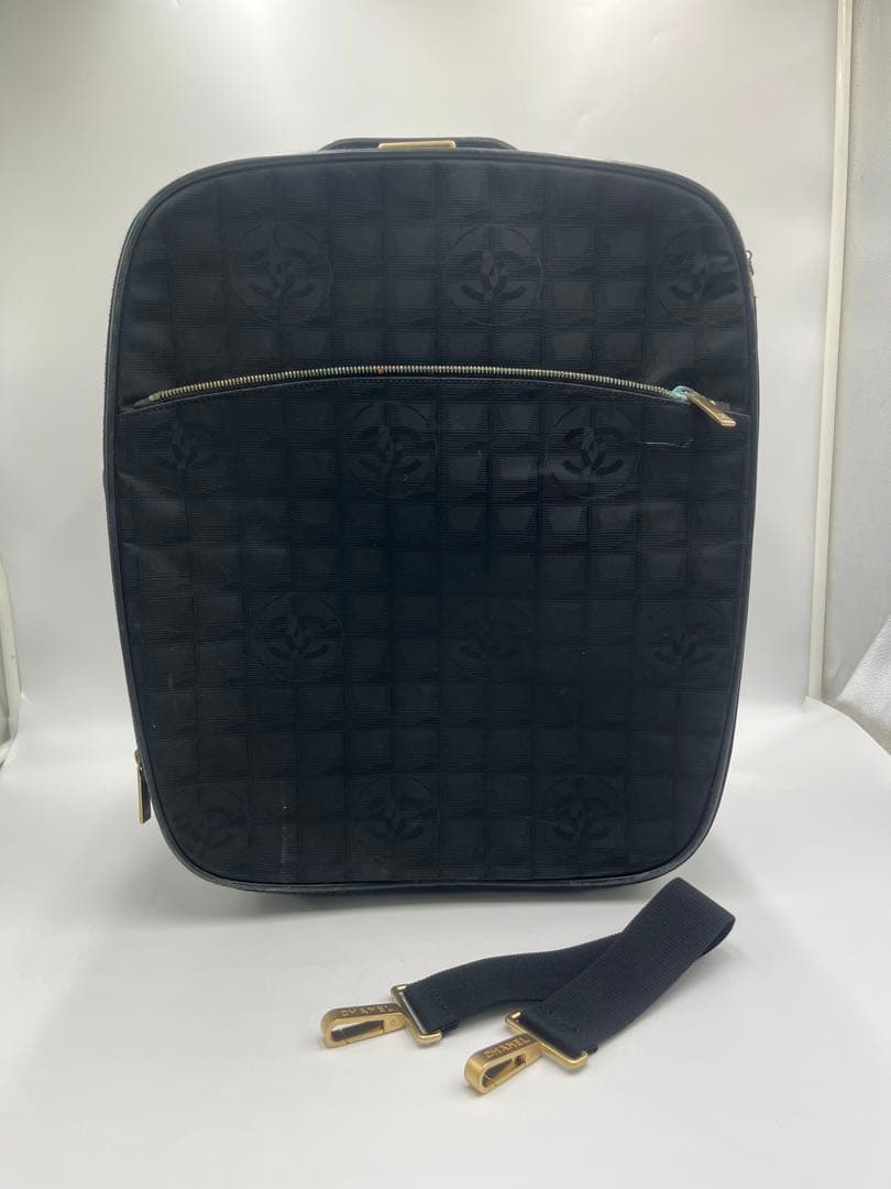 CHANEL シャネル ニュートラベルライン キャリーバッグ ブラック