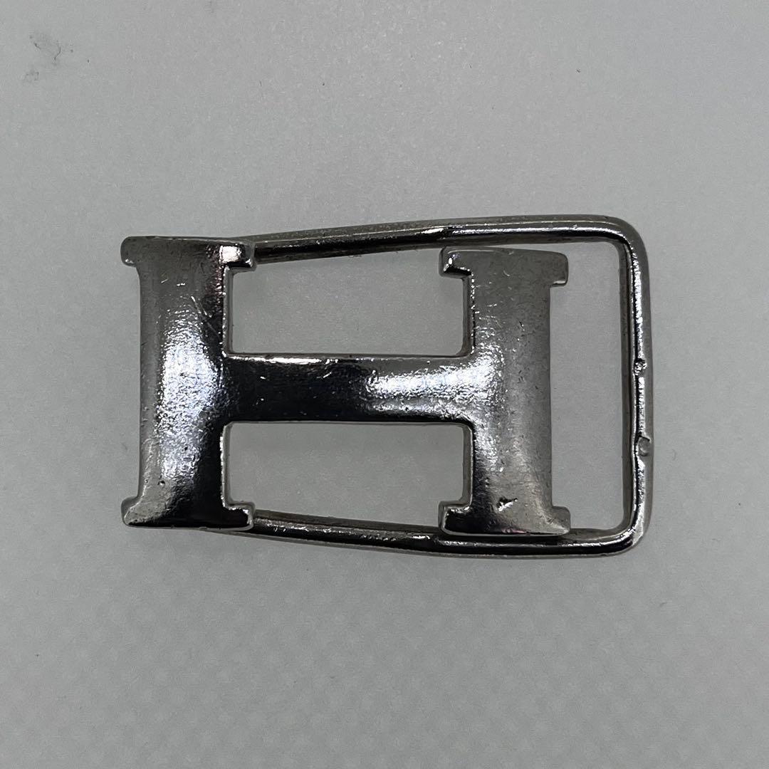 HERMES エルメス　Hロゴ　マネークリップ　シルバー