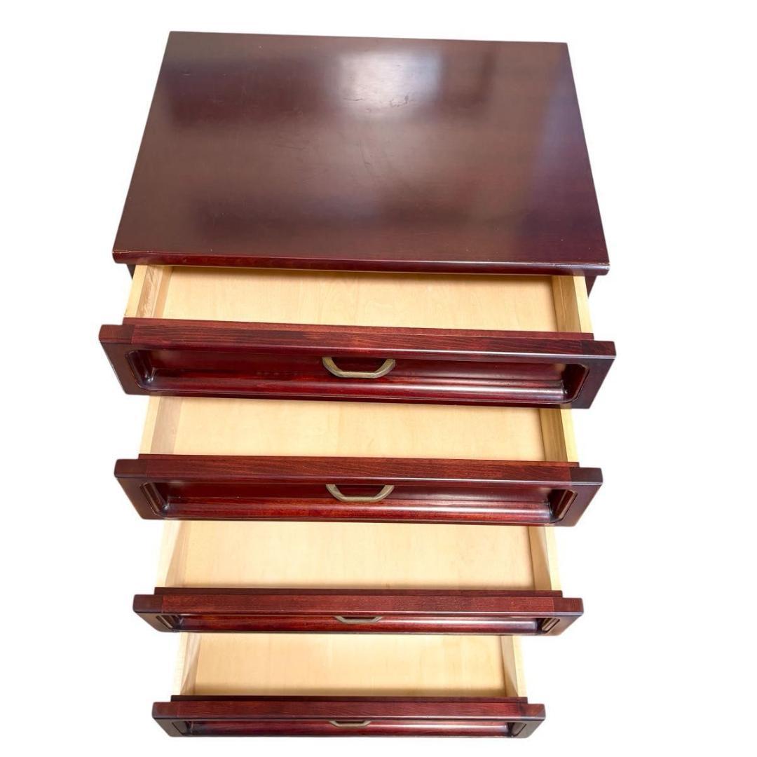 【送料無料】カリモク　サイドチェスト　４段　リビングボード　キャビネット