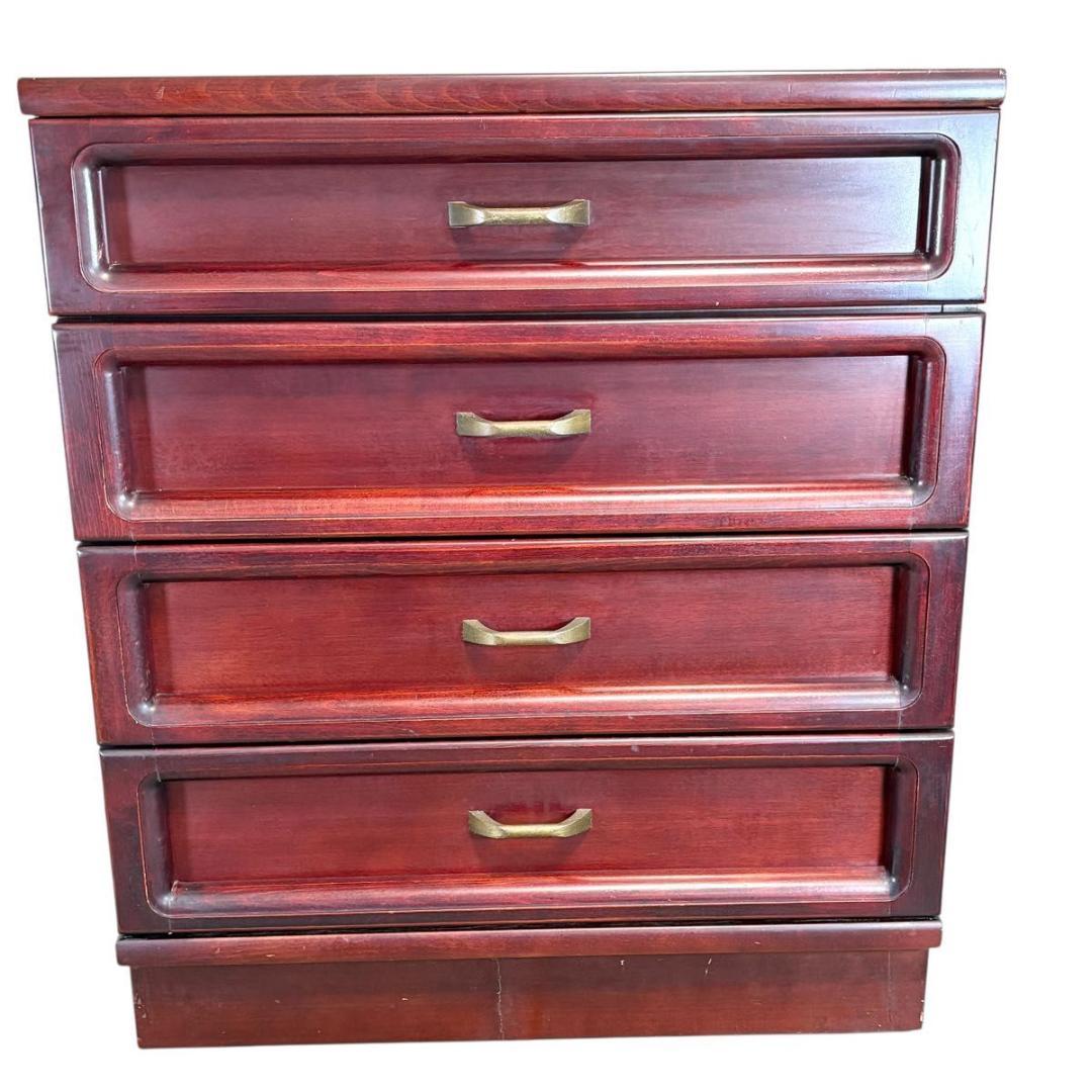 【送料無料】カリモク　サイドチェスト　４段　リビングボード　キャビネット