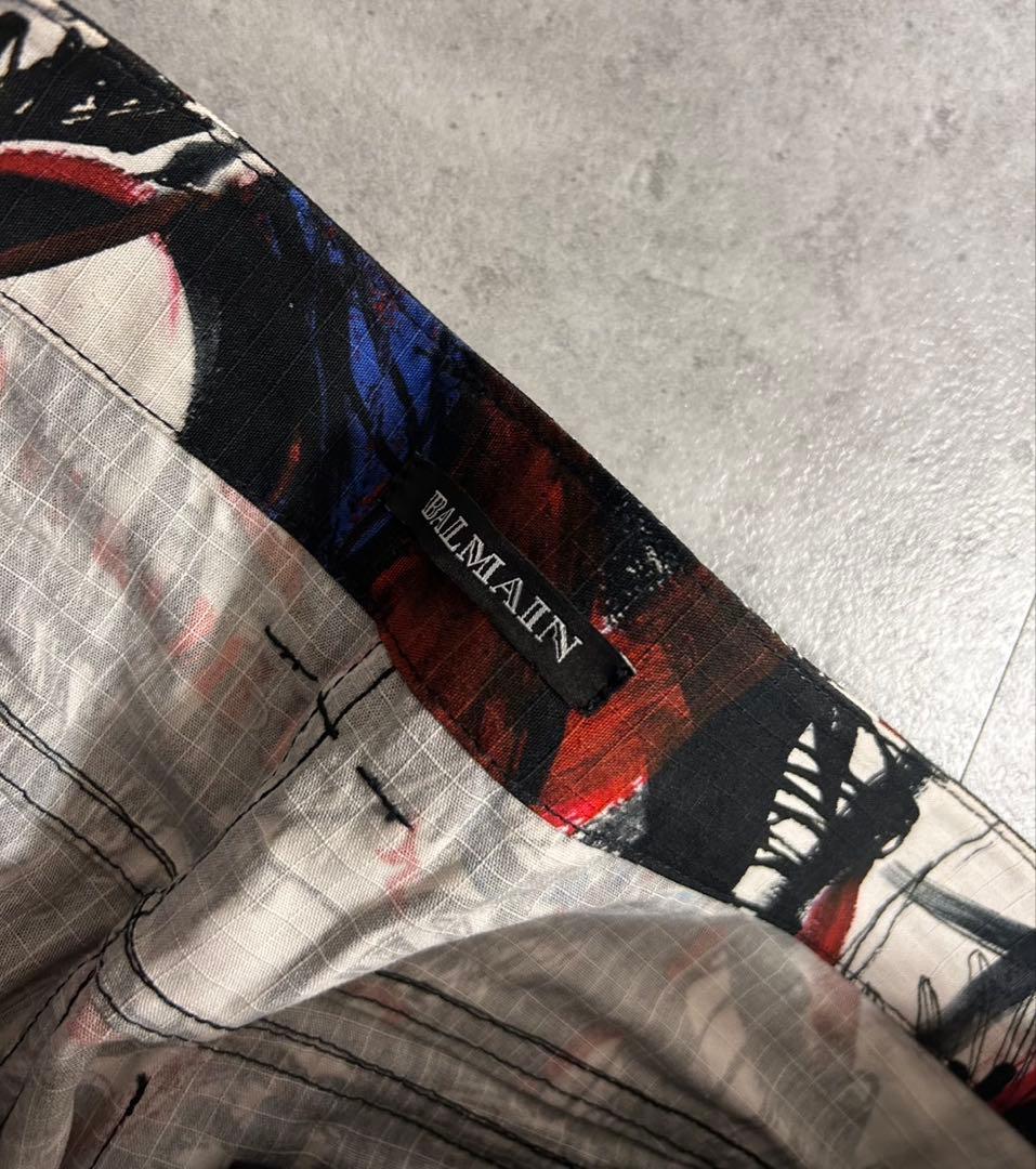 Balmain SS11 バイカー　サイドジップ　カーゴパンツ　36
