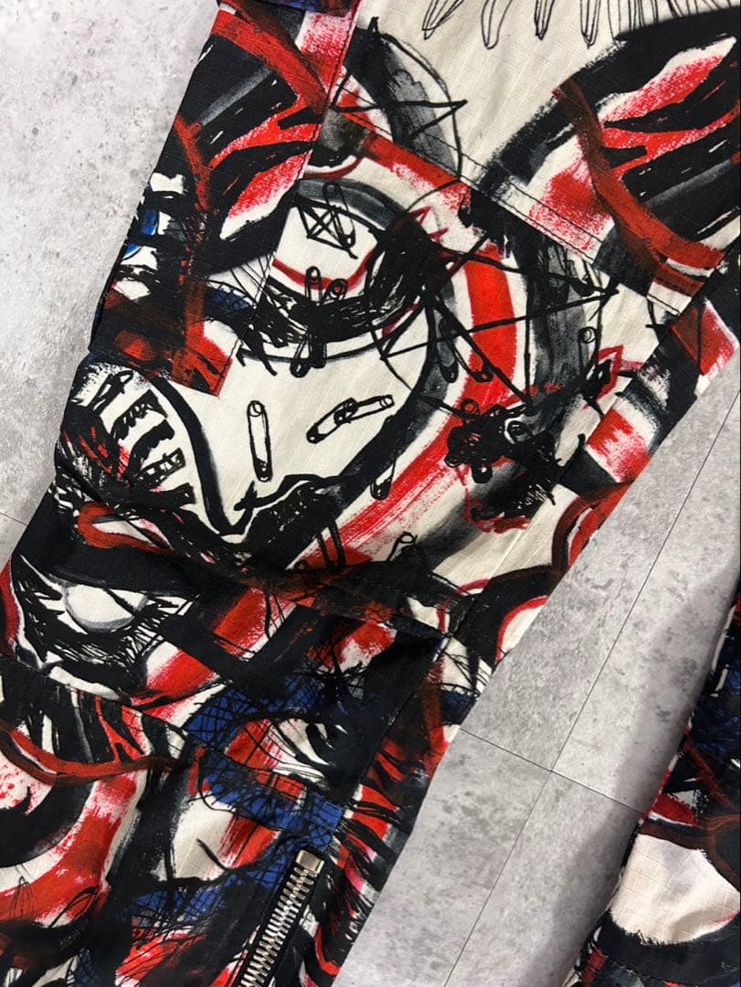 Balmain SS11 バイカー　サイドジップ　カーゴパンツ　36