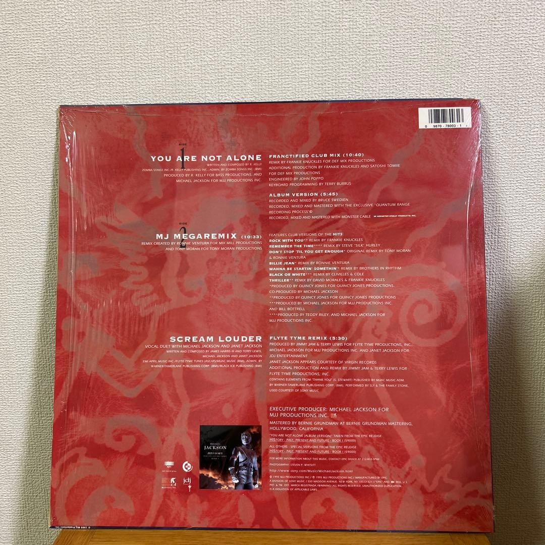 マイケル・ジャクソン　You Are Not Alone レコード