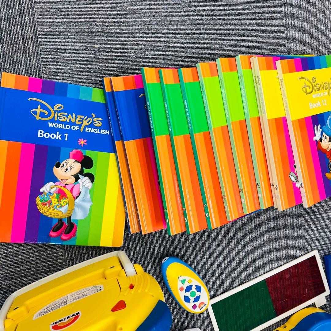 WDE ワールドディズニーイングリッシュ 英語学習教材セット 一部欠品あり
