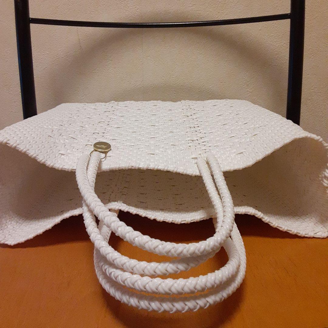 美品レトラ　メルカドバッグ　ホワイト　S