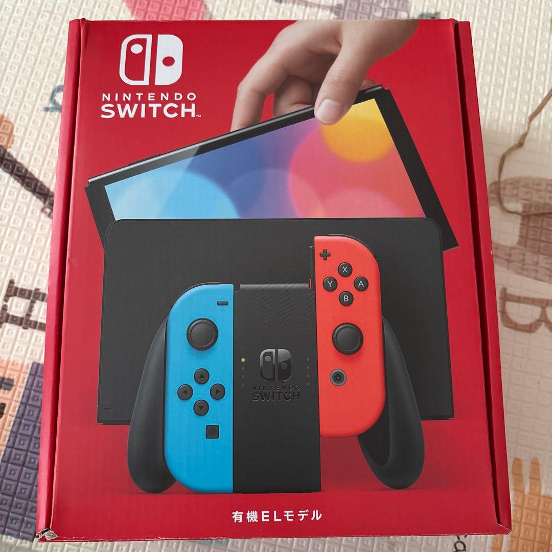2024.12購入Nintendo Switch 有機EL青/赤 ジョイコン付き