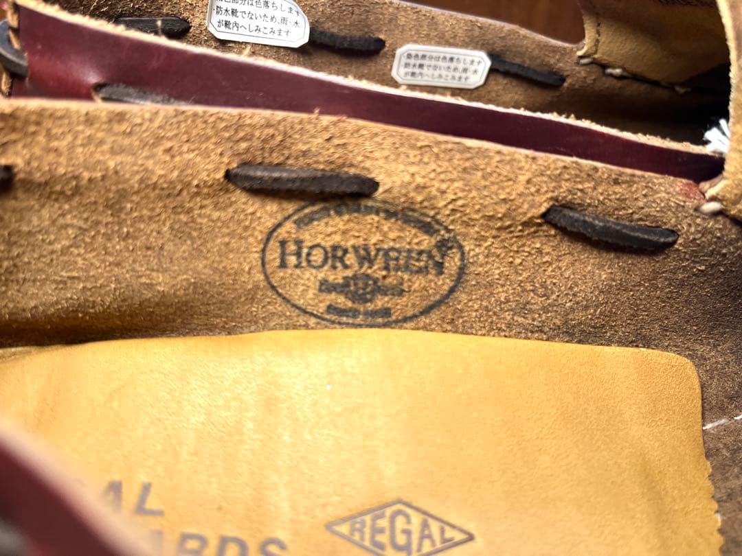 未使用　REGAL STANDERDS HORWEENエクセルクロムレザー　27