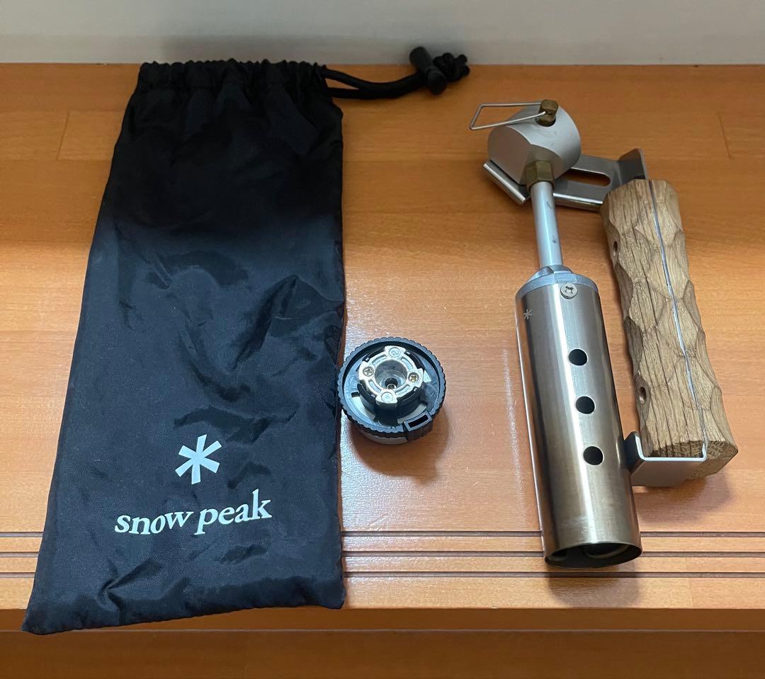 スノーピーク フォールディングトーチ（GT-110）　アシモクラフトグリップ