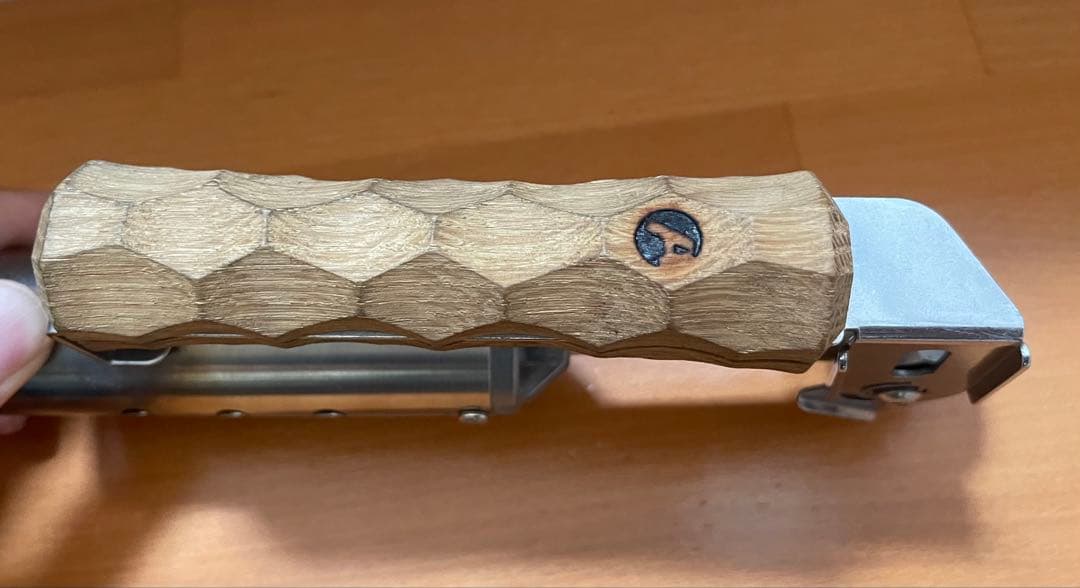 スノーピーク フォールディングトーチ（GT-110）　アシモクラフトグリップ