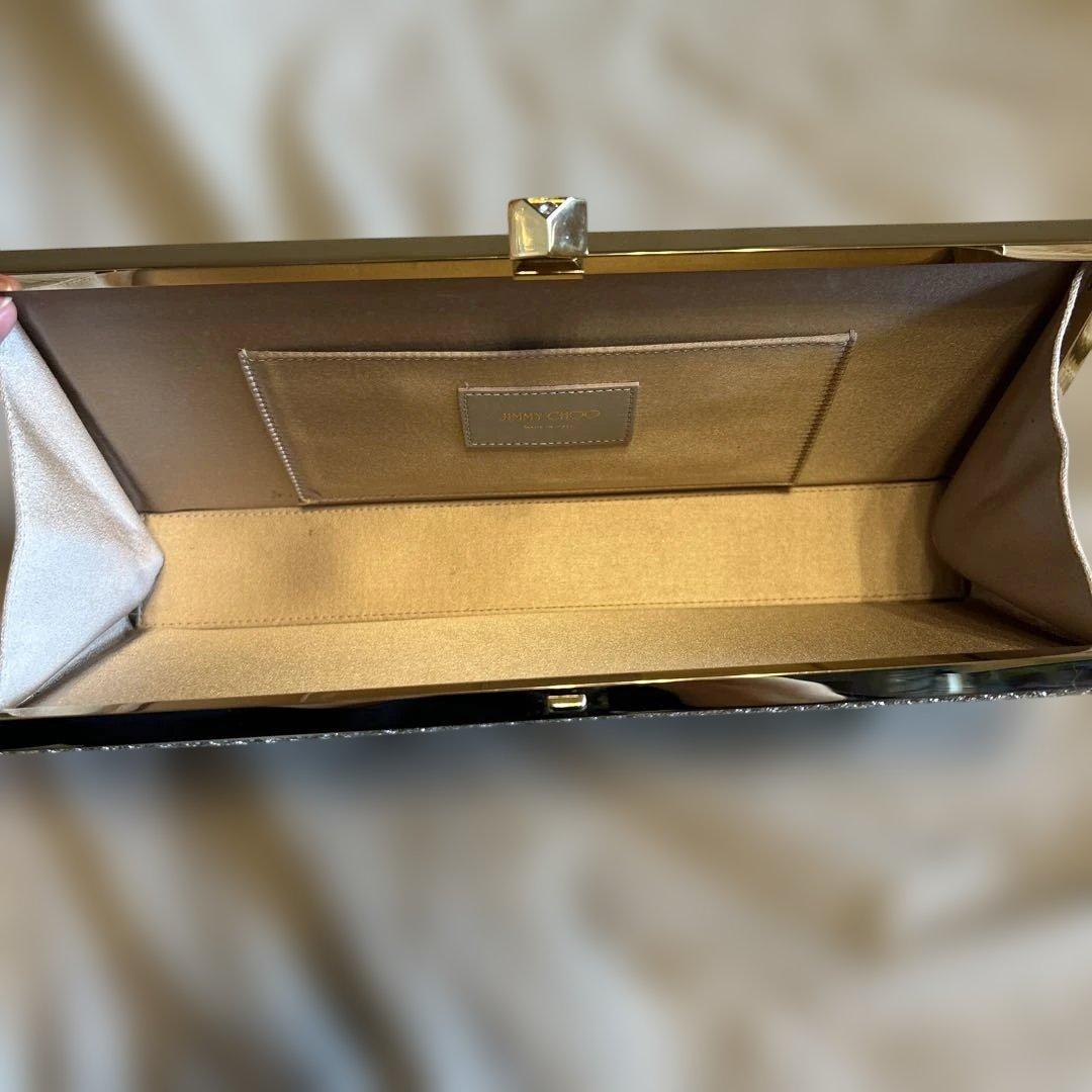 週末セール【希少/美品】JIMMY CHOOグリッター　クラッチバッグ