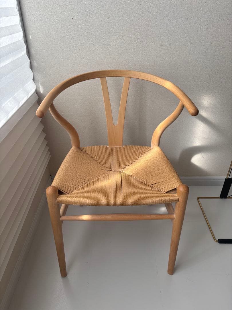 Yチェア CH24 ソープ仕上げ 45cm座高（2023年購入）美品