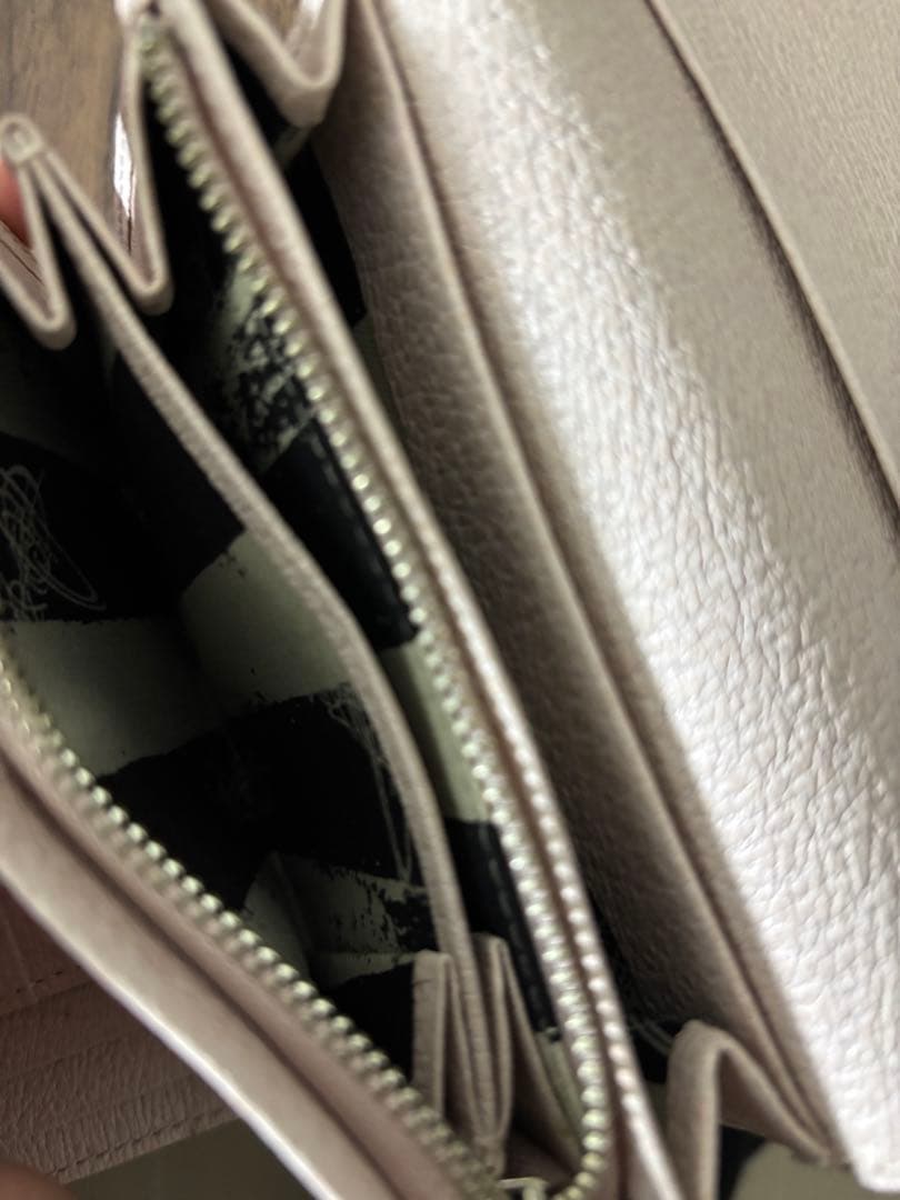 Vivienne Westwood 三つ折り財布 ピンク ファスナー