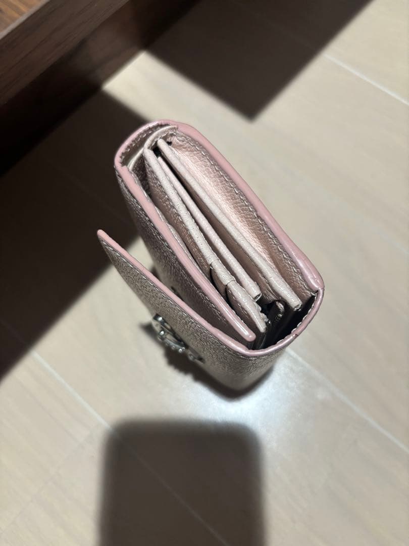 Vivienne Westwood 三つ折り財布 ピンク ファスナー