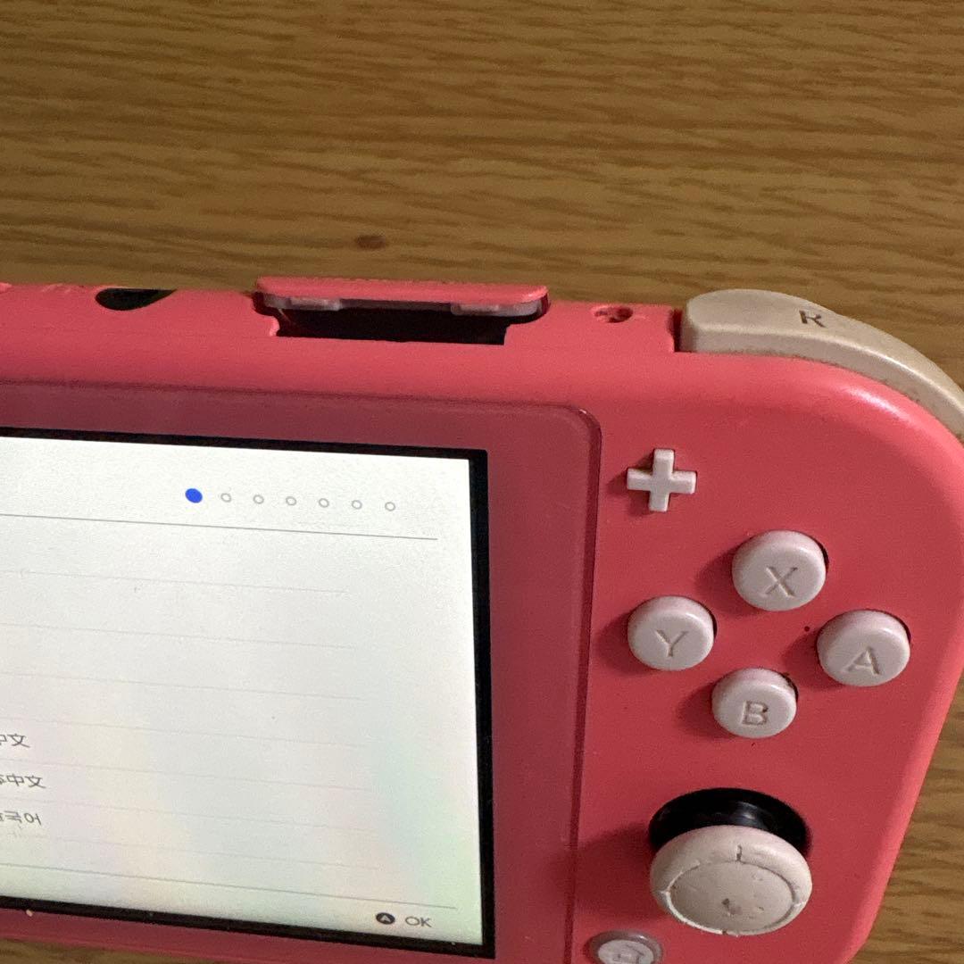 Nintendo Switch Lite コーラルピンク(ジャンク品)