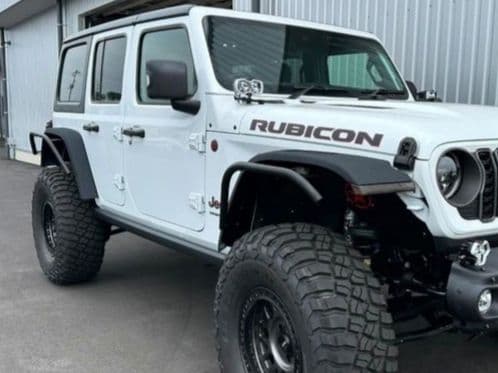 ラングラー JL ハイフェンダー用 32㎜径 自作 パイプフェンダー 塩ビ管