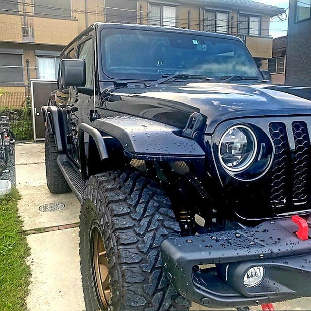 ラングラー JL ハイフェンダー用 32㎜径 自作 パイプフェンダー 塩ビ管