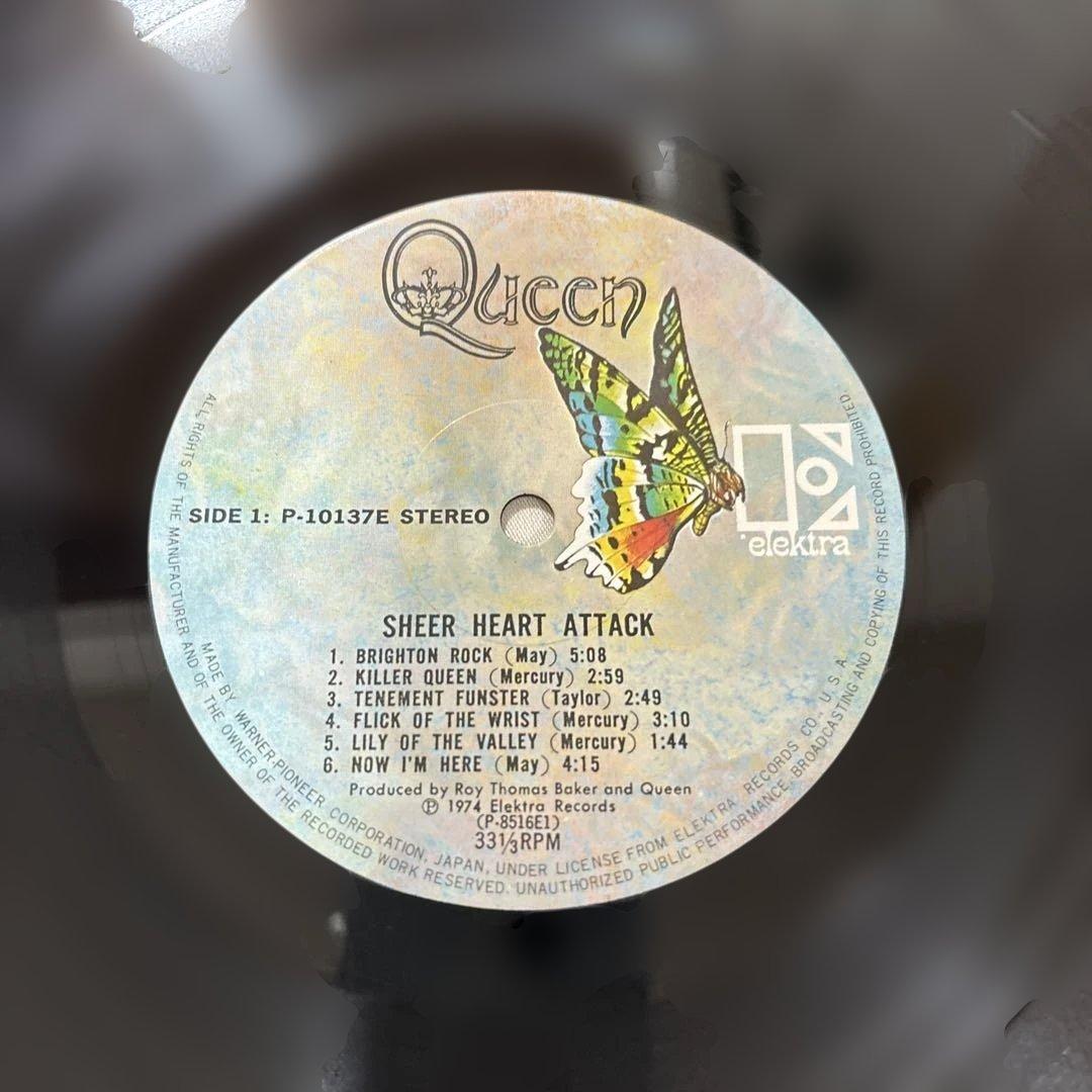 美品　QUEEN SHEER HEART ATTACK レコード