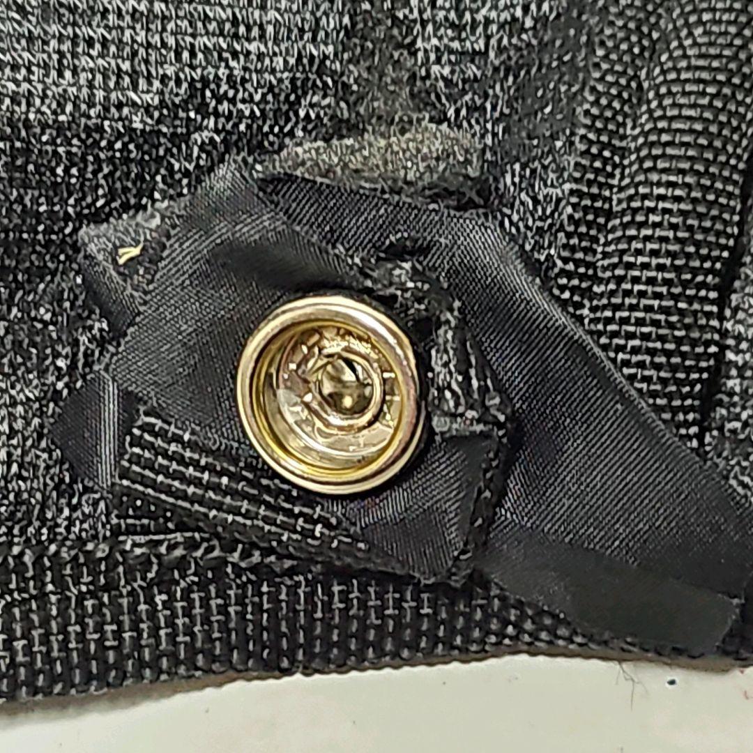 JONES　ジョーンズ　キャディバッグ　ブラック　ホワイト　フード難あり