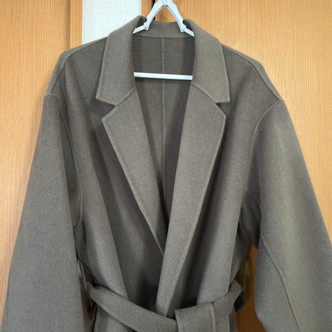 美品　Plage ベルト付き チェスターコート　38size