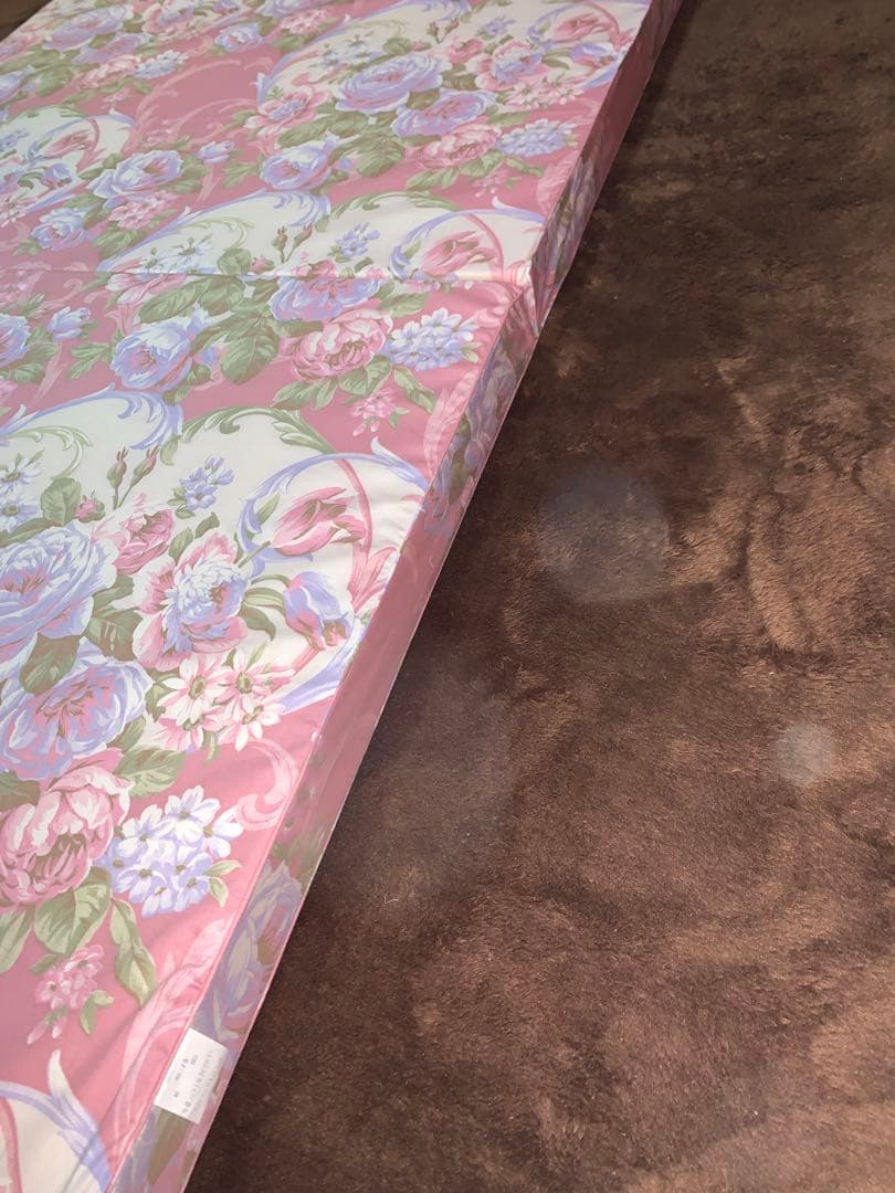 西川綿100%生地使用！シングル硬質三つ折りマットレスで体圧を軽減！固くて軽い！