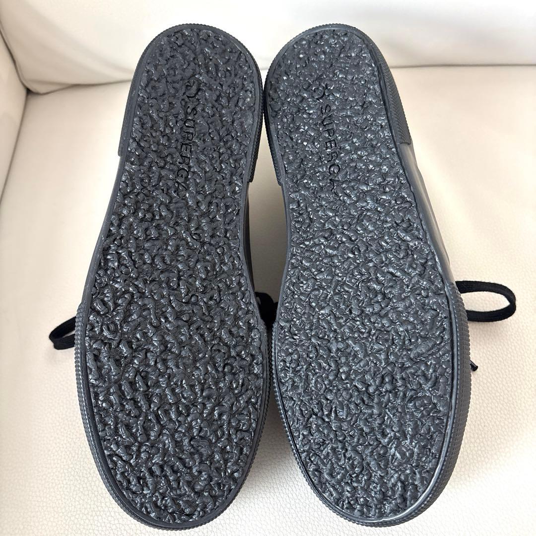 未使用 PELLICO SUPERGA スニーカー コラボ ブラック 38
