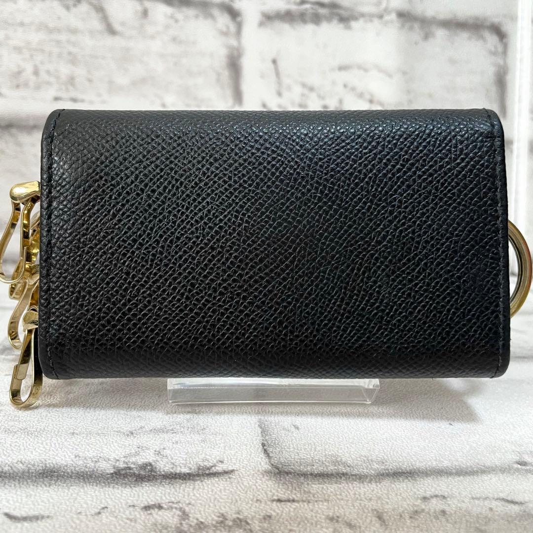 極美品✨フェラガモ　現行　キーケース　リング　RFIDタグ　ガンチーニ　黒　箱付