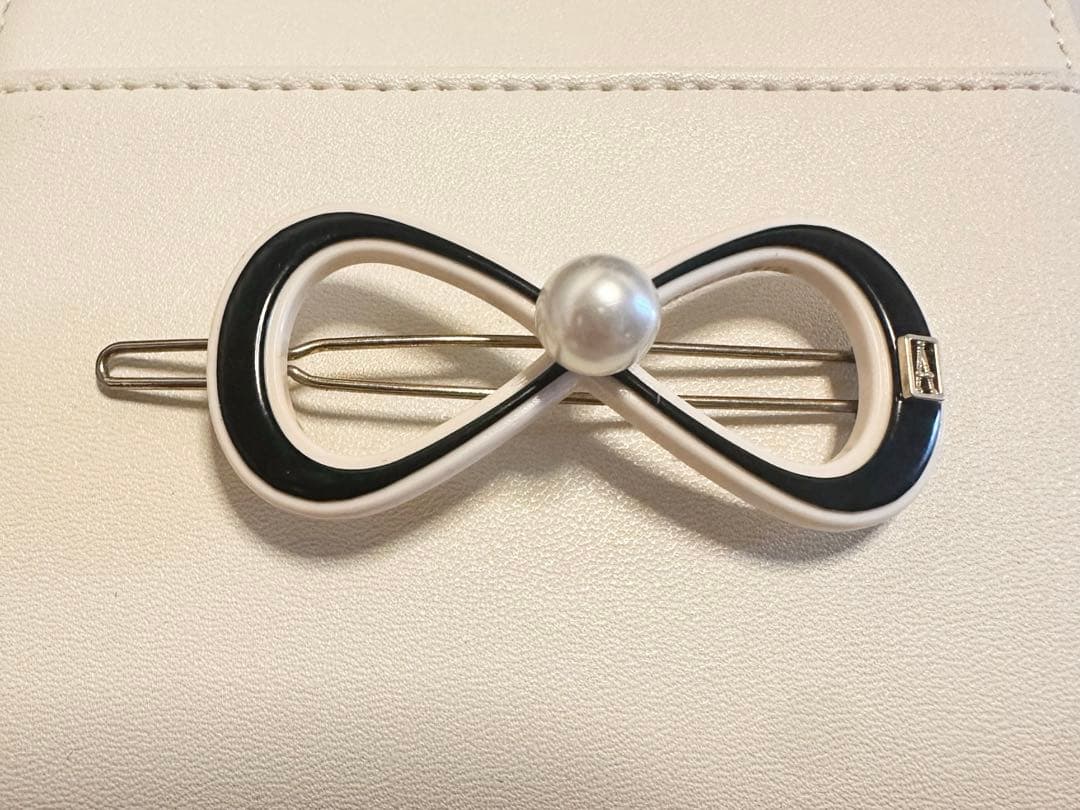 アレクサンドルドゥパリ　ヘアクリップ　　ヘアピン　リボン　パール