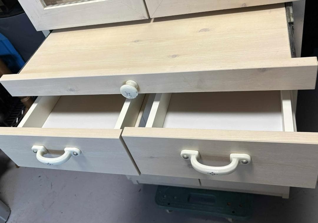 Selena ※ 国産 ユーアイ製 スリム食器棚、おしゃれ、幅60cm