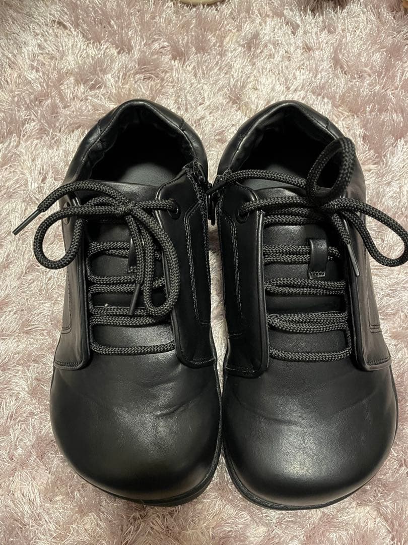 Racbaki ラクバキ コートスニーカー 黒 M(23.5〜24.0cm)美品