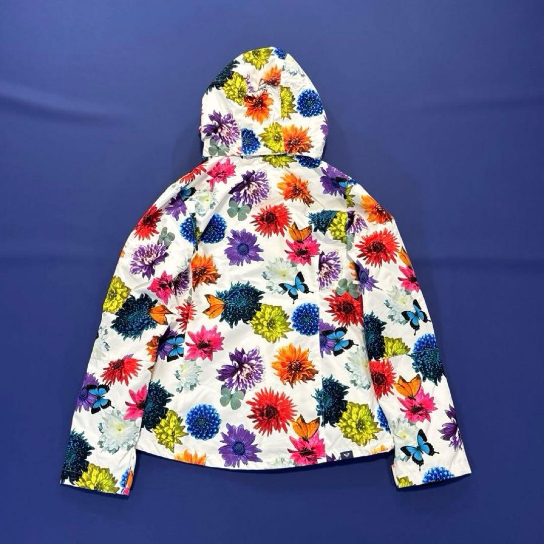 未使用❗️ ROXY 蜷川実花コラボ　スノボジャケット　ホワイト　花柄　総柄　M