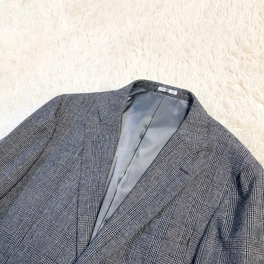 【グレンチェック・希少BB7】スーツセレクト　セットアップ　RE:NEWOOL