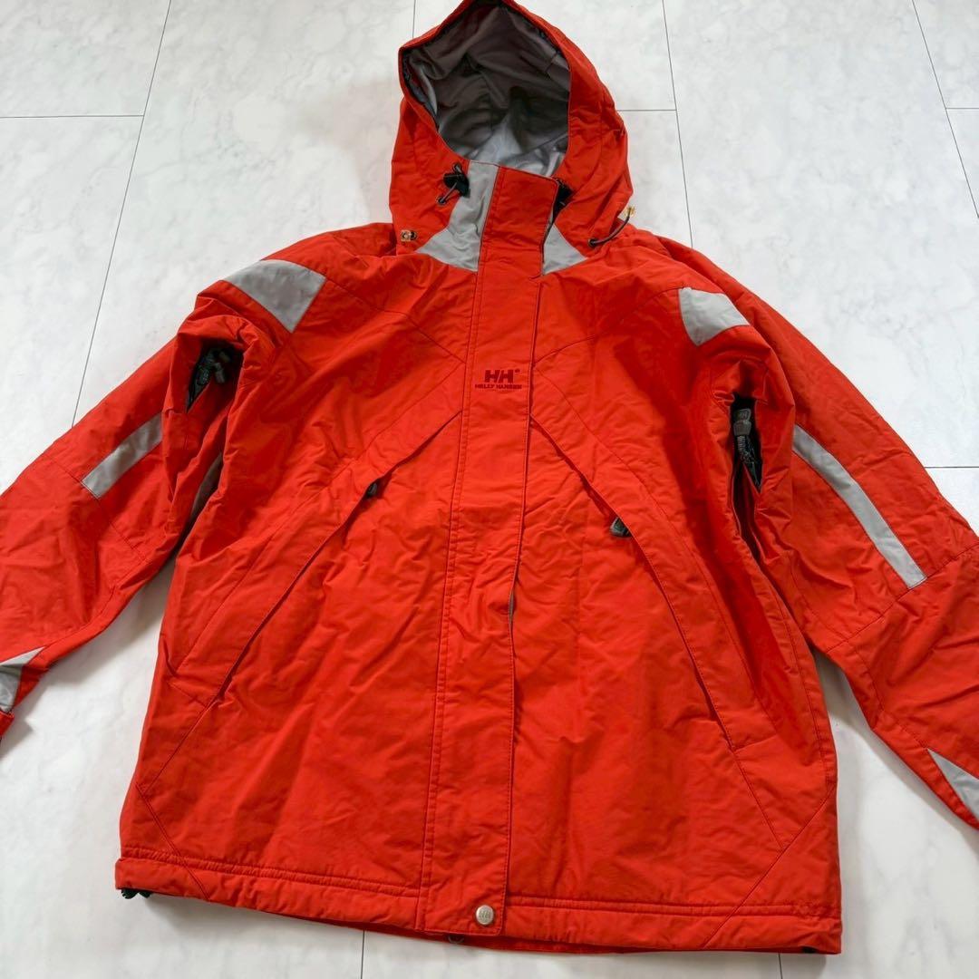 美品【ヘリーハンセン】ボードウエア・スキーウェア・防寒着◇オレンジ・L