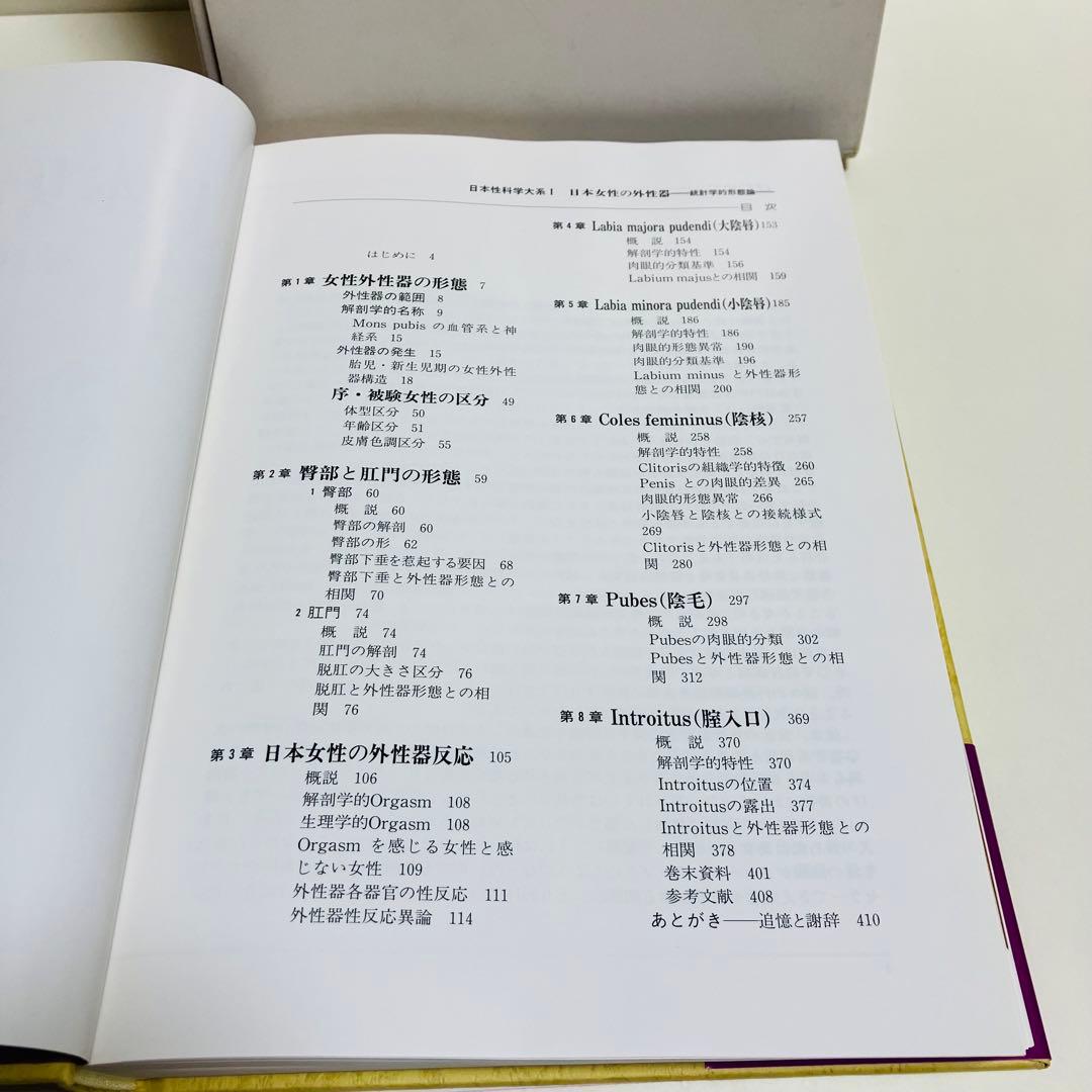外箱・グラフィン紙カバー付き　日本女性の外性器　日本性科学大系 1 匿名配送