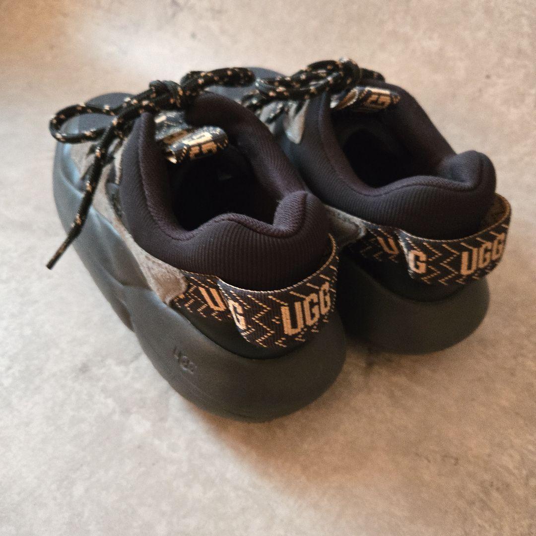 UGG LA Alto Lace Outdoor スニーカー ブラック 24cm